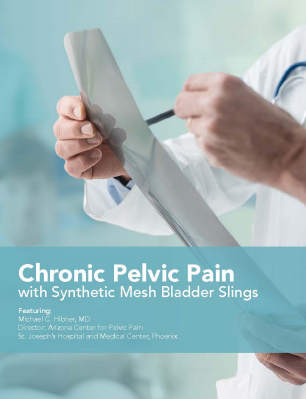 Cover of Chronic Pelvic Pain with synthetic mesh bladder slings book