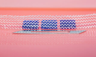 Photo of medical grade mesh