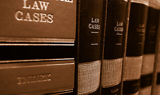 Image of a row of legal books.