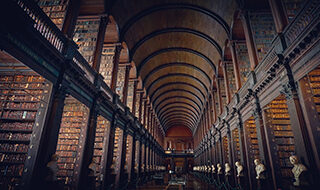Image of a large legal library