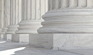 Image of white stone columns