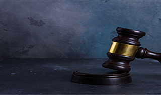 gavel on dark background - tvm