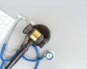 stethoscope and gavel